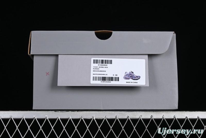 Balenciaga Runner Kith Four Color Retro Casual Shoes - W3RMU9034