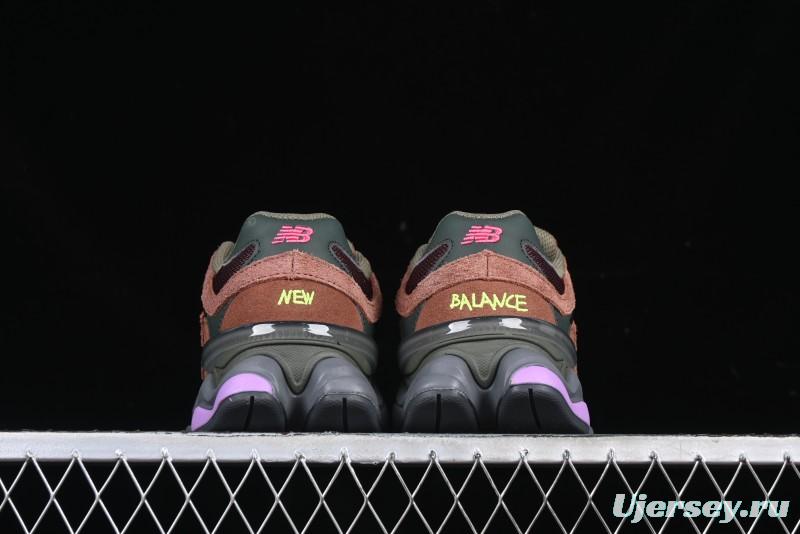 New Balance 9060 Retro Casual Running Shoes with ABZORB Cushioning Technology - U9060BUR