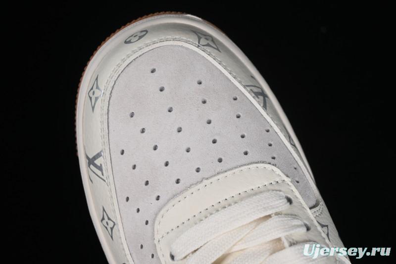 Nike Air Force 1 '07 Low LV Collaboration - Beige Brown Pigskin Casual Shoes CV1724-112