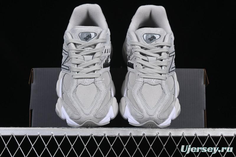 New Balance NB9060 Series Retro Casual Running Shoes with ABZORB Cushioning - U9060JGR