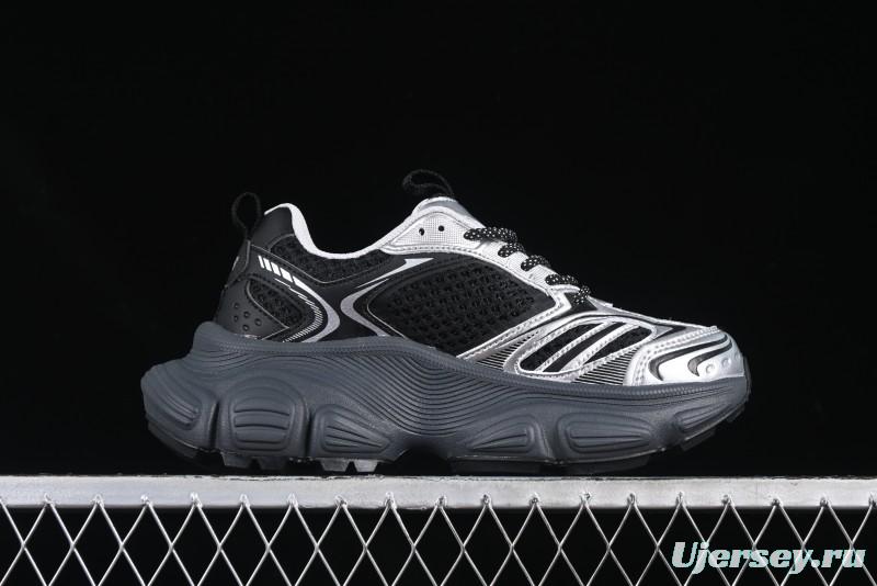 New York Yankees MLB Winner Chunky Height Increasing Thick Sole Running Shoes - 3ASHWD15N50BKS