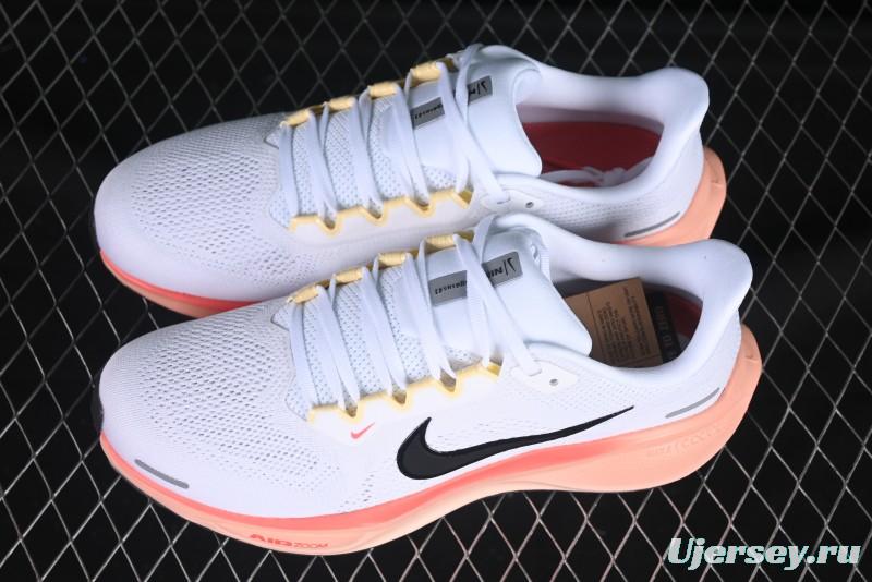 Nike Air Zoom Running Shoes - White/Coral Gradient