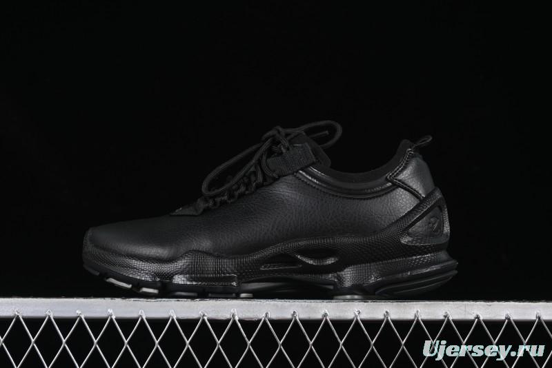 Men's All-Black Premium Leather Sneakers – Sleek & Versatile Design