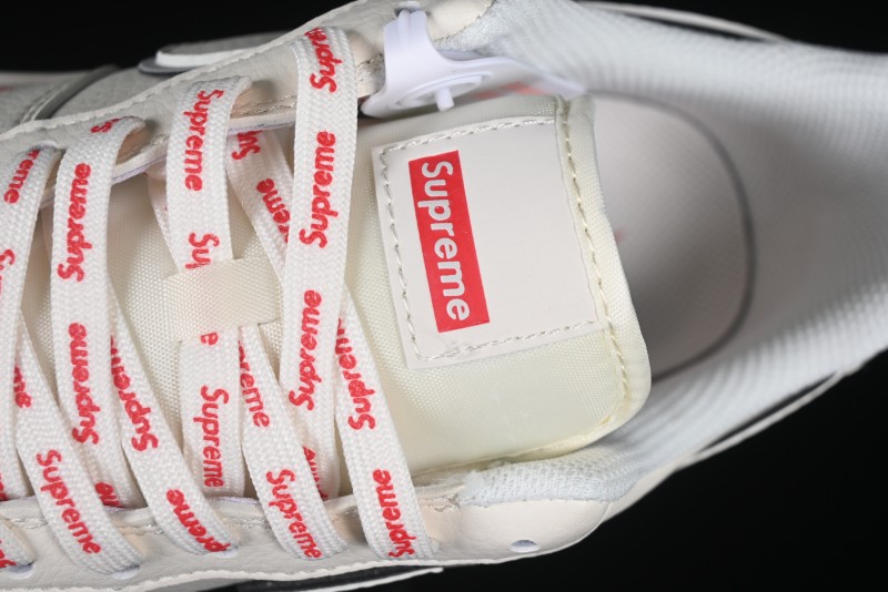 Nike Air Force 1 '07 Low Supreme Collaboration Off-White Crystal Custom Casual Sneakers - XZ6188-715