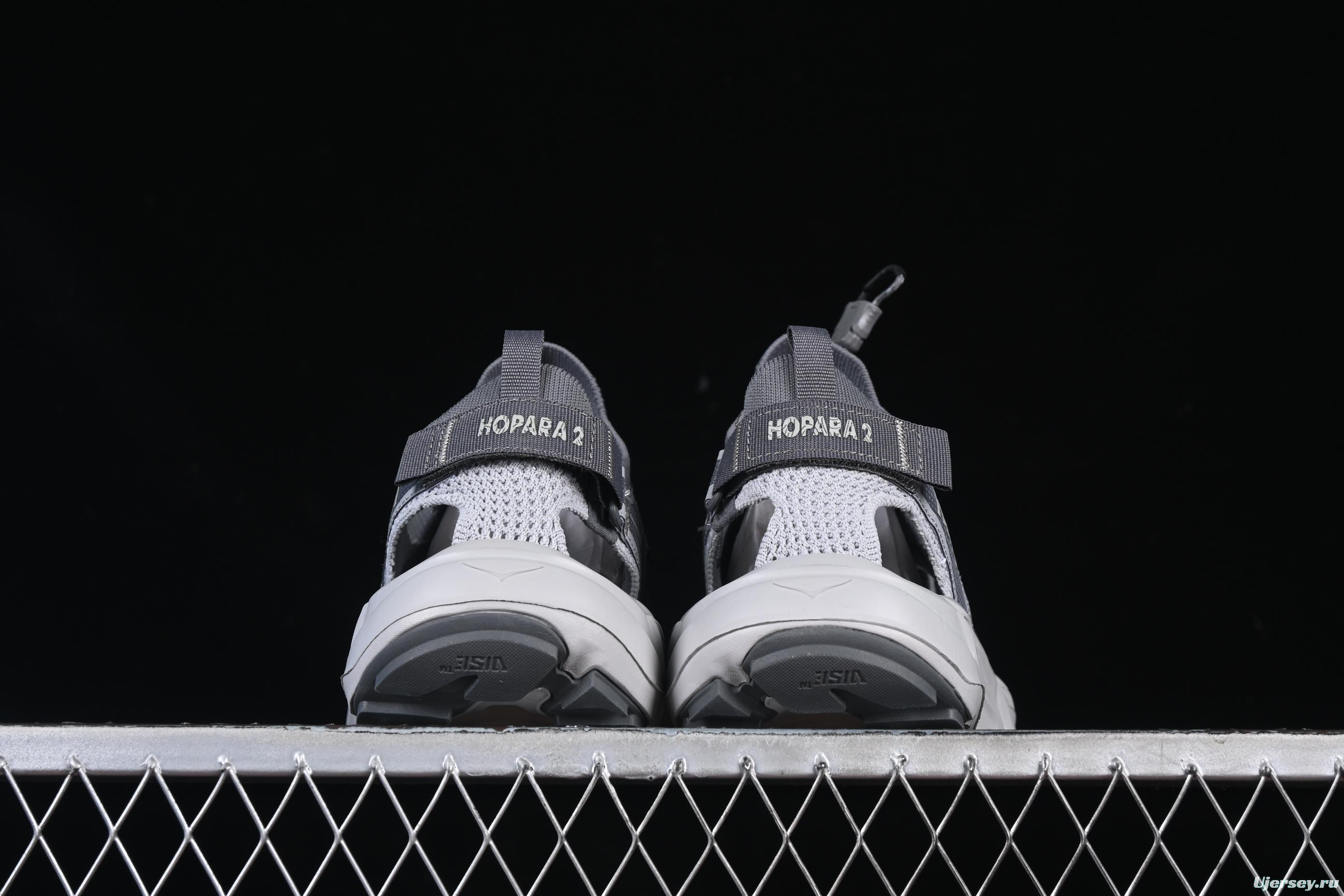 HOKA One One Hopara Gray Adventure Sandals – Trail-Ready Performance Footwear