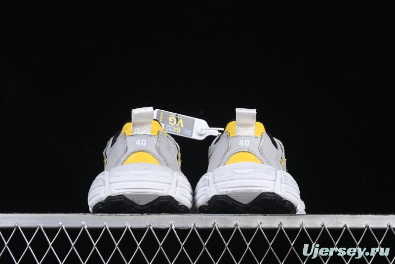 Balenciaga Monday Calf Leather Round Toe Lace-Up Low-Top Casual Shoes - WDWTS1971