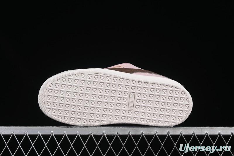 PUMA Suede Classic Sneakers - Rose Pink & Chocolate Brown