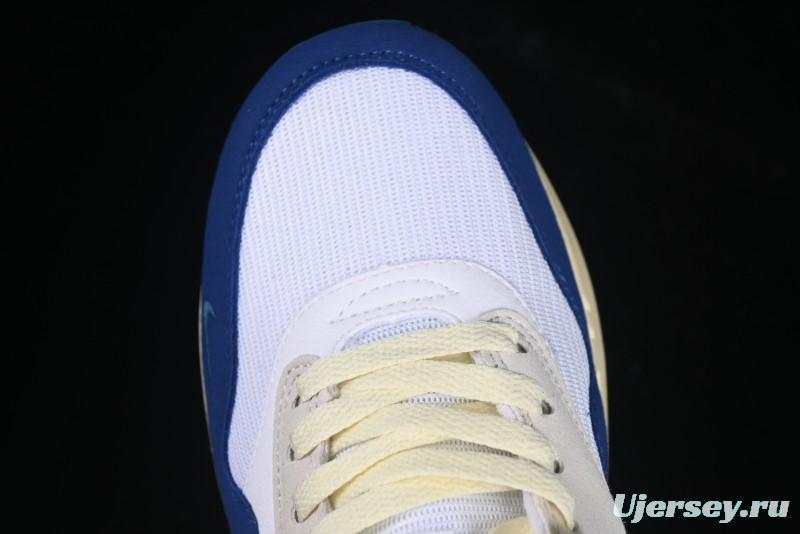 Nike Air Max 1 Retro Running Shoes with Half-Sole Air Cushion - FQ8048-133