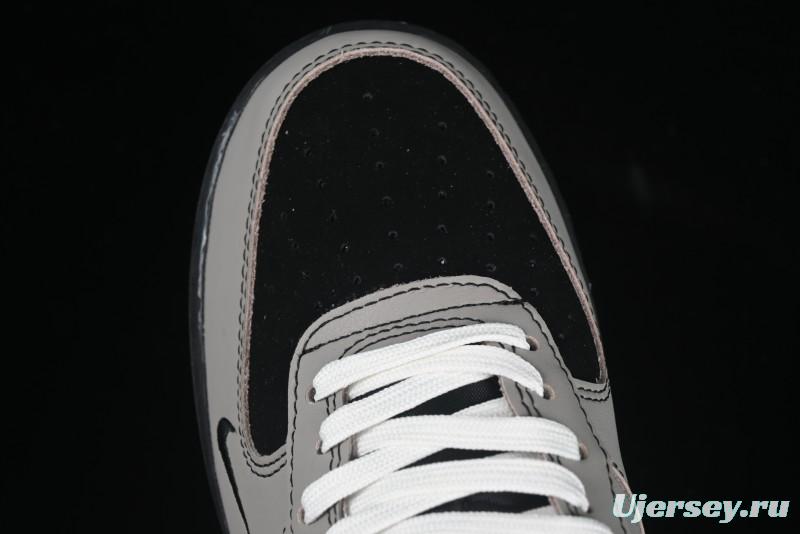 Nike Air Force 1 '07 Low UN Retro Gray Casual Sneakers with Full-Length Air Cushion - KK1988-064