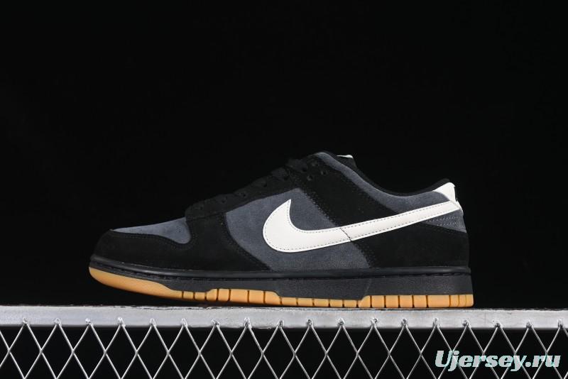 Nike Dunk Low Casual Sneakers in Black-Grey Colorway - HQ1931-001