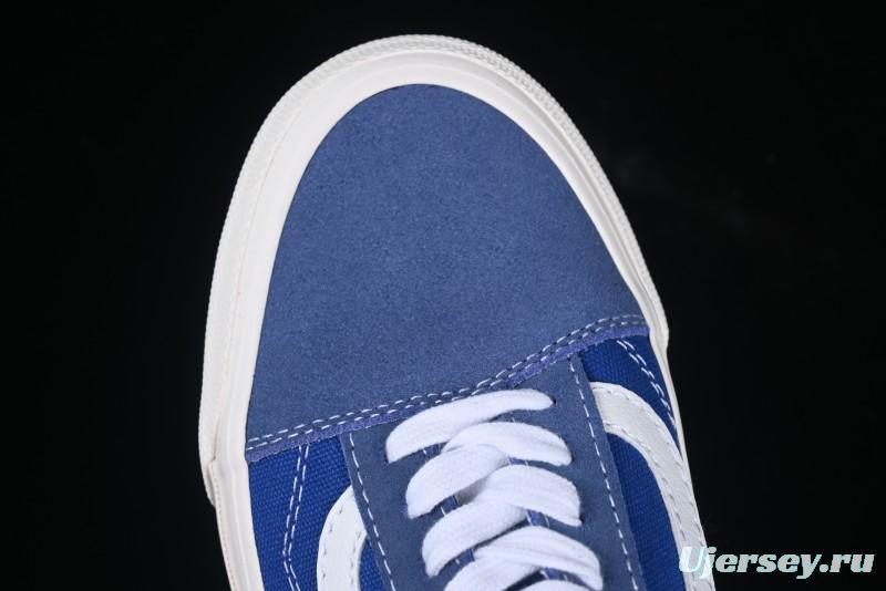 Vans Premium Old Skool 36 Retro Skate Shoes with Full-Grain Leather and Cushioned Insole - VN000CQDDWR