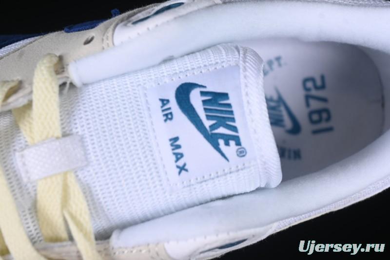 Nike Air Max 1 Retro Running Shoes with Half-Sole Air Cushion - FQ8048-133