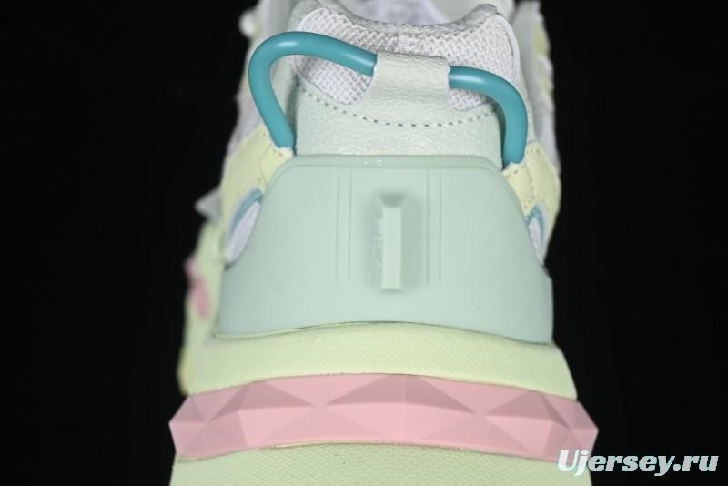 Playful Pastel Chunky Sneakers with Plush Bird Charm – Bold & Whimsical Streetwear Kicks
