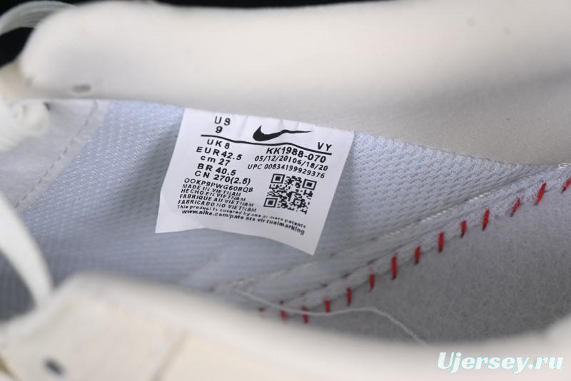 Nike Air Force 1'07 Low Supreme Collaboration Rice Wine Red Casual Sneakers - KK1988-070