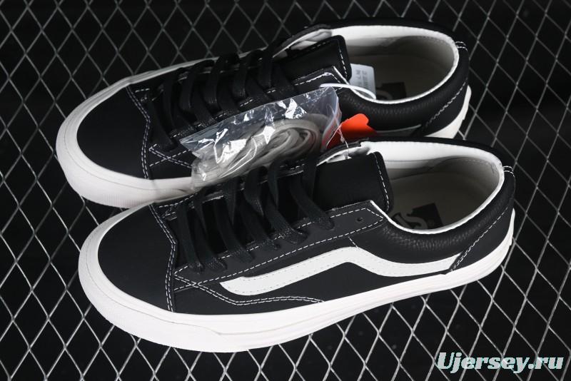 Vans Old Skool 36 Low-Top Retro Skate Shoes - VN000D57BLK