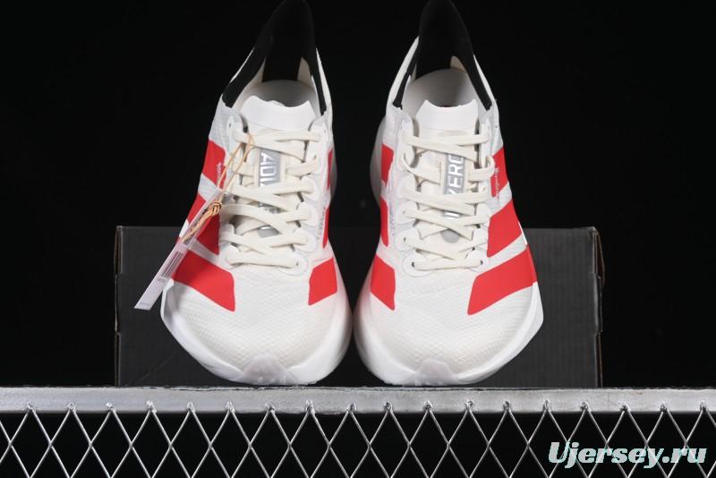 Adidas Lightstrike Pro Running Shoes - White/Red with Inspirational Design