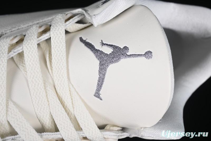 Nike Air Jordan 3 Retro Sneakers Sail Metallic Silver with Elephant Print Accents - CK9246-100