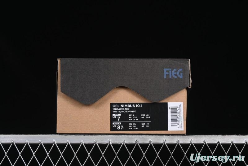 Asics Gel-Nimbus 10.1 Retro Breathable Casual Shoes with Cushioning for Men - 1203A723-100