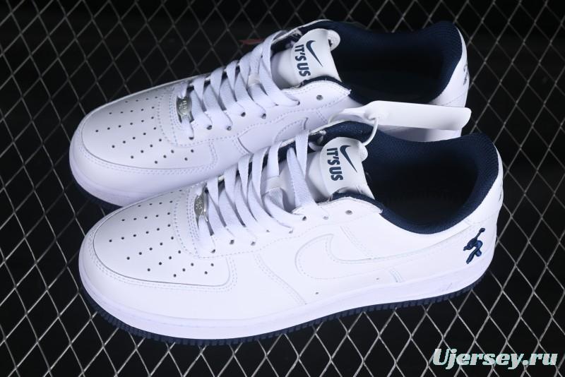 Nike Air Force 1'07 Low Casual Sneakers with Full-Length Air Cushion - IB5720-100