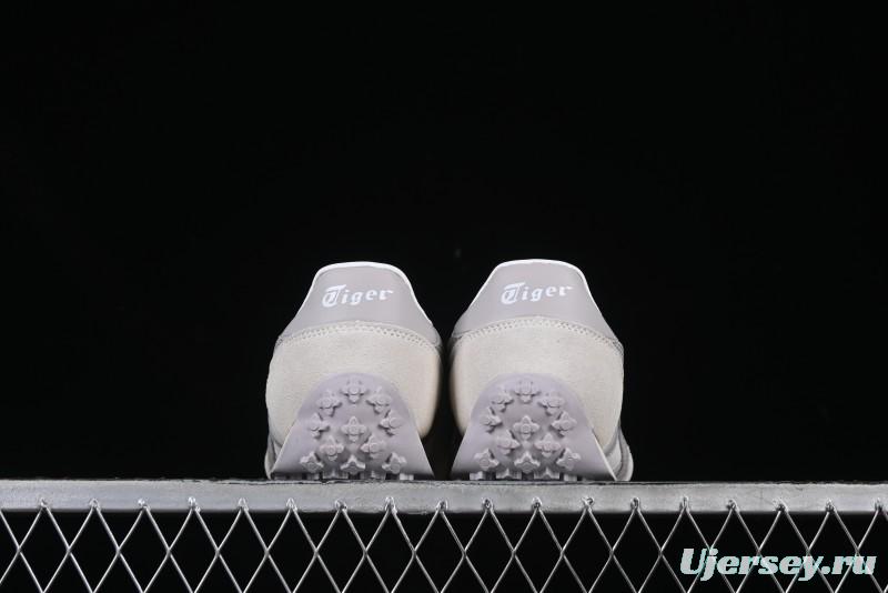 Classic Onitsuka Tiger Mexico 66 Shoes – White & Grey Minimalist Design