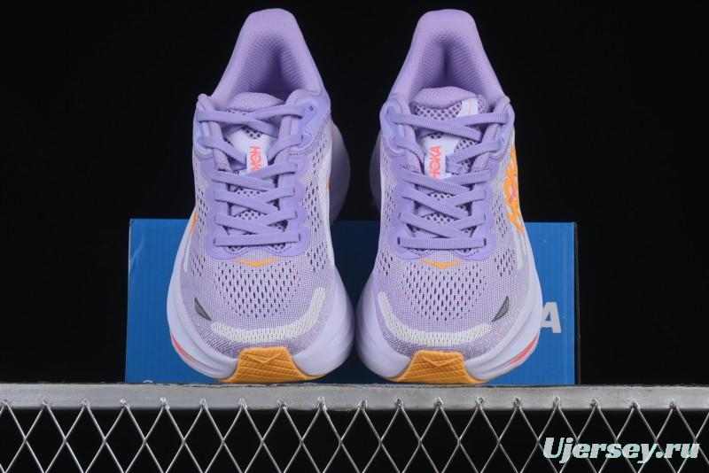 HOKA ONE ONE Bondi 9 Knit Lightweight Casual Running Shoes - 1162012 AGH