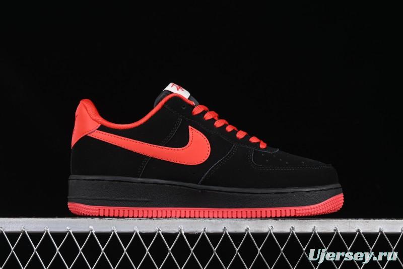 Nike Air Force 1'07 Low Stussy Collaboration Passion Orange Low-Top Casual Sneakers - DF0188-044
