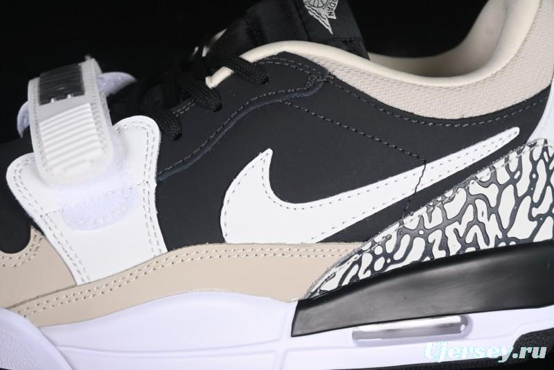 Nike Air Legacy 312 Low "Black/Sail/White" - Premium Style with Elephant Print Details