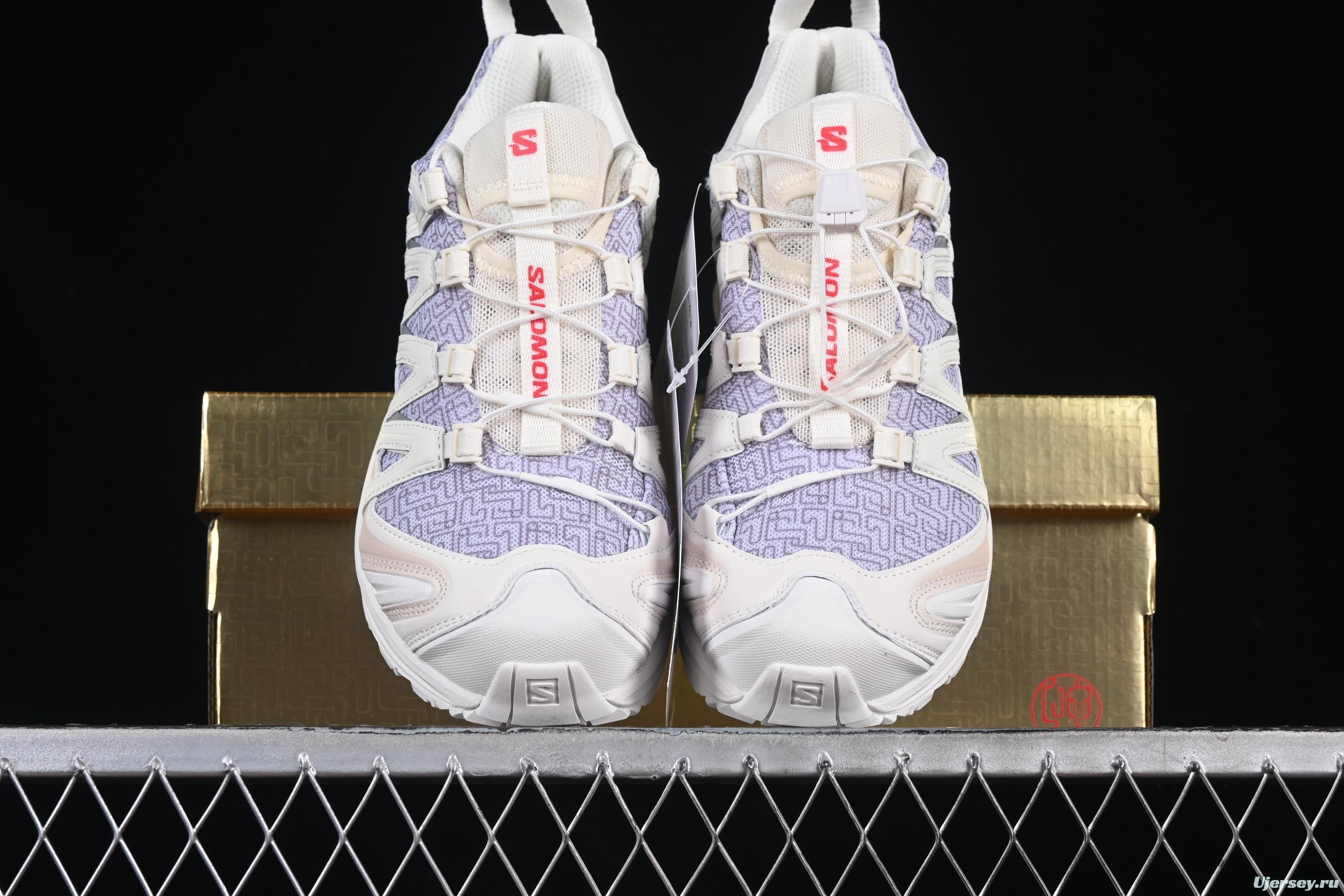 Salomon XT-Wings 2 Trail Running Shoes – Cream & Lavender Edition