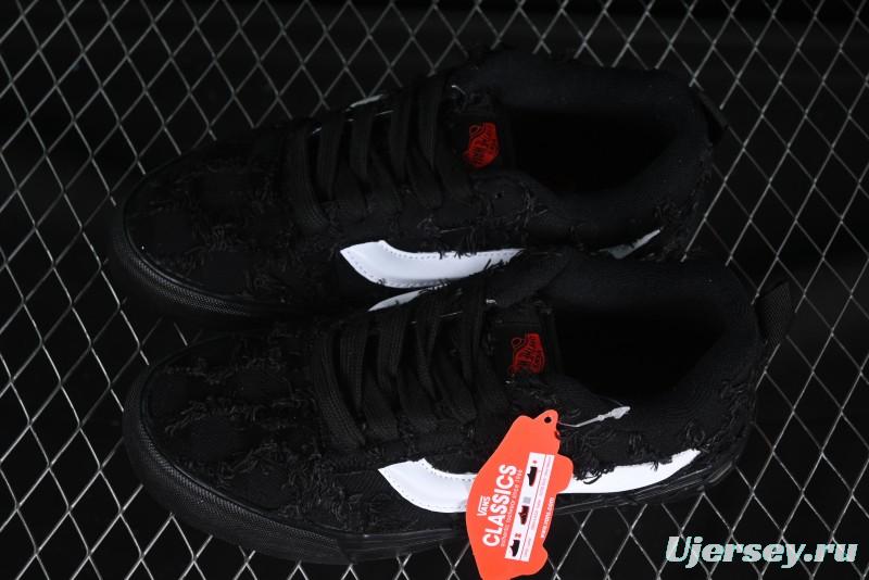 Vans Vault OG Era LX "Distressed Black" Premium Skate Sneakers