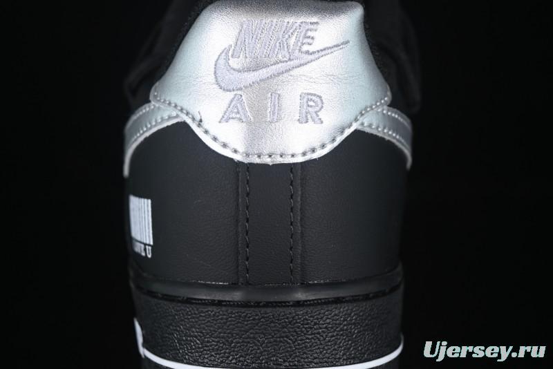 Nike Air Force 1'07 Low Silver Wing Panda Casual Sneakers with Strap - ZH0316-064