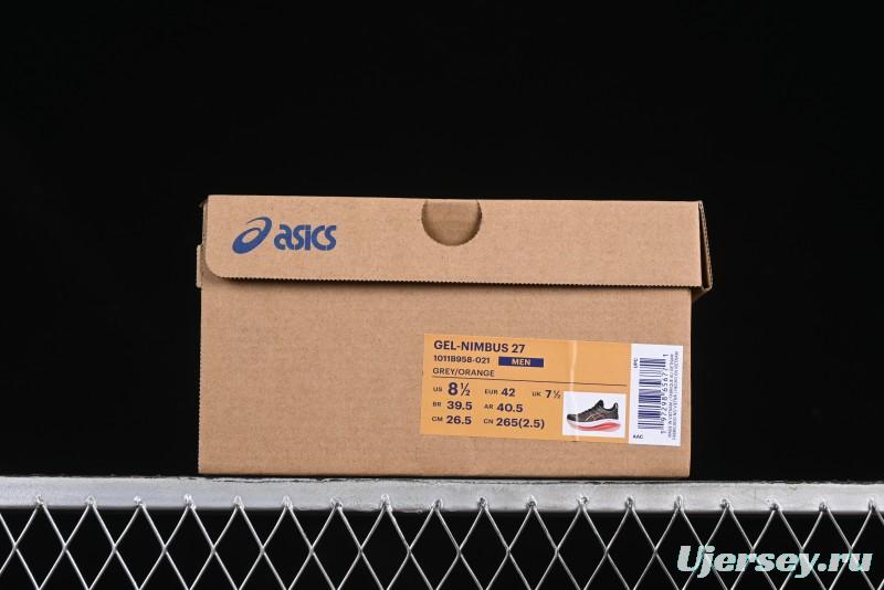 Asics Gel-Nimbus 27 Retro Breathable Casual Shoes with Cushioning for Men - 1011B958-021