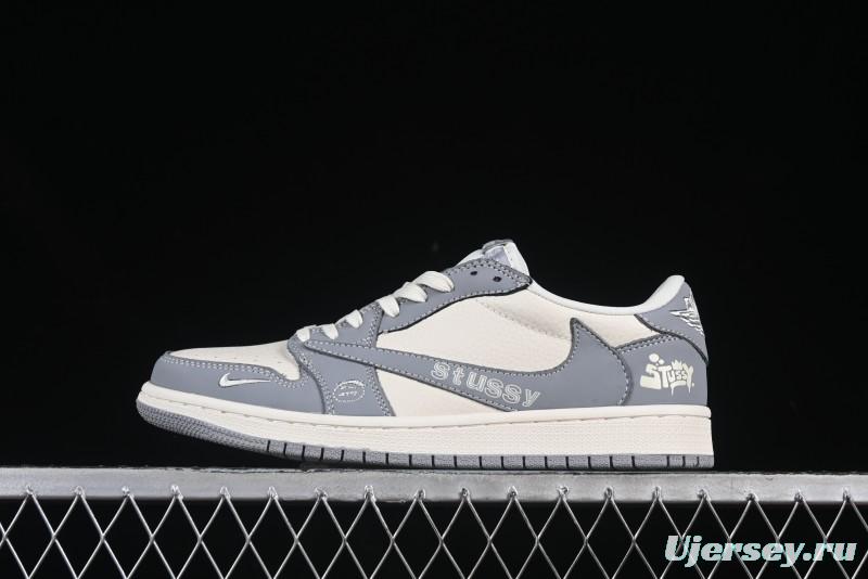 Nike Travis Scott x Fragment Design x Air Jordan 1 Low OG SP Sneakers - LD2025-001