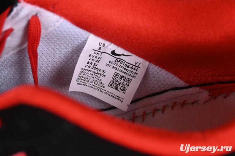 Nike Air Force 1'07 Low Stussy Collaboration Passion Orange Low-Top Casual Sneakers - DF0188-044