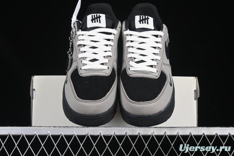Nike Air Force 1 '07 Low UN Retro Gray Casual Sneakers with Full-Length Air Cushion - KK1988-064