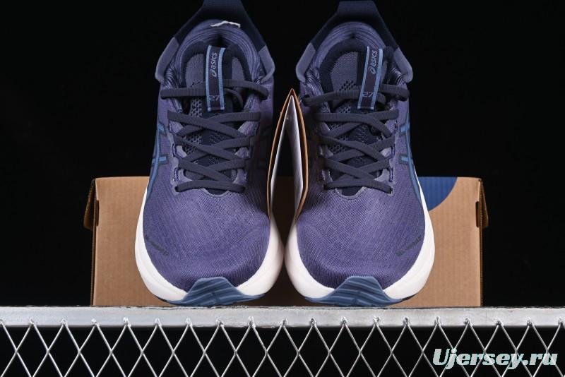 Asics Gel-Nimbus 27 Retro Breathable Casual Shoes Cushioned Men's Durable Running Shoes - 1011B956-500