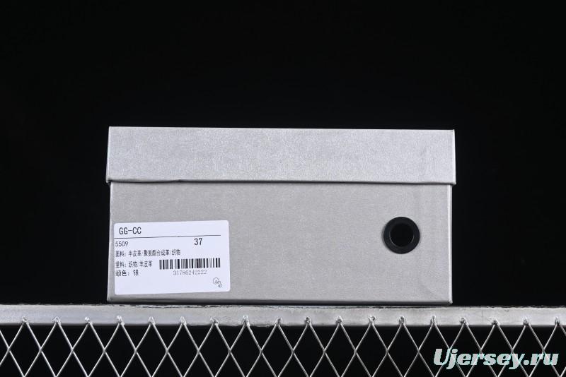 GG-CC Casual Running Shoes with Asymmetrical Design - 5509 Silver