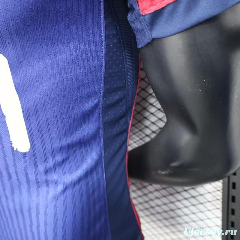 Player Version 25/26 FC Barcelona Home  with Pink "T.S. 1989" Jersey