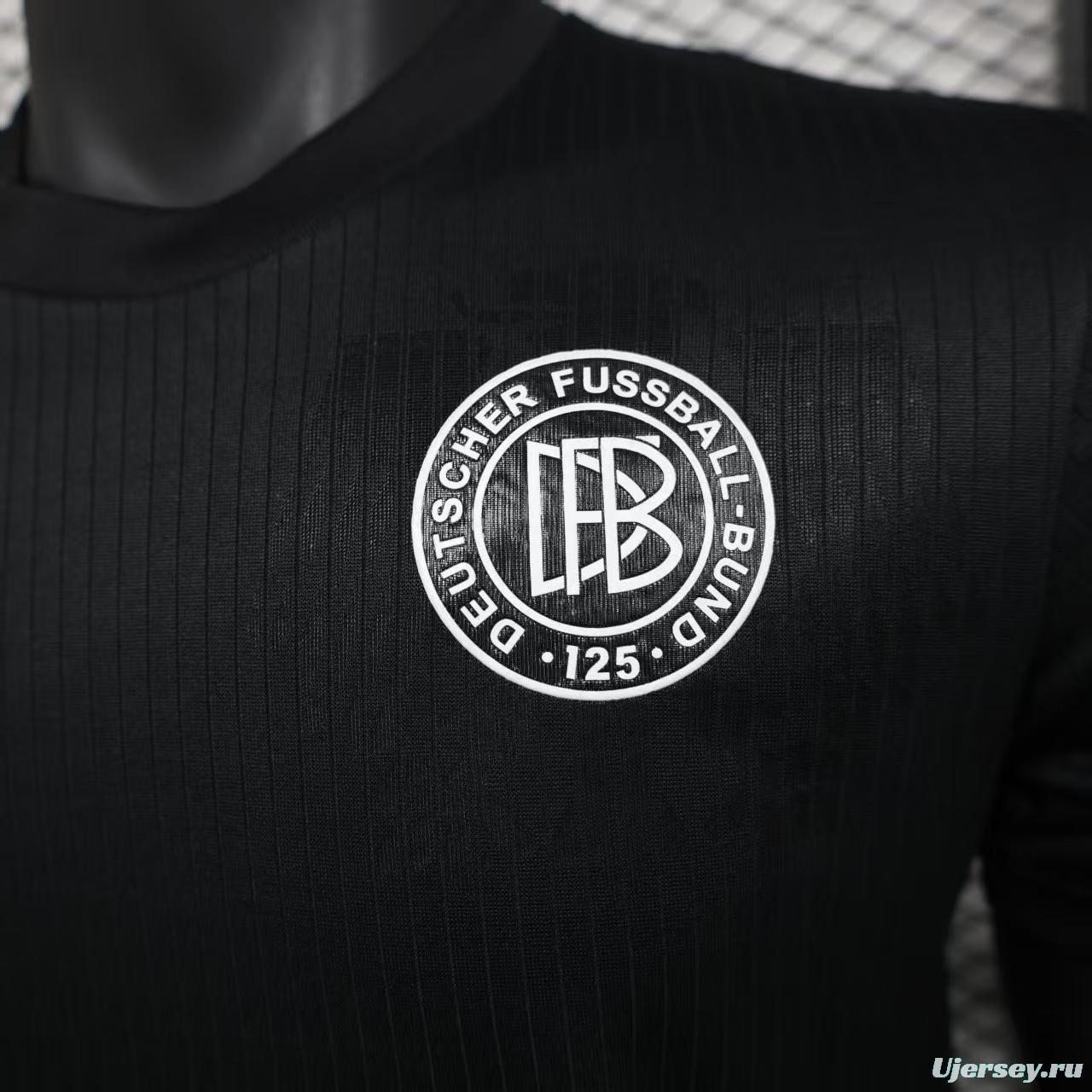 Player Version 2025 Germany Black 125Th Anniversary Jersey