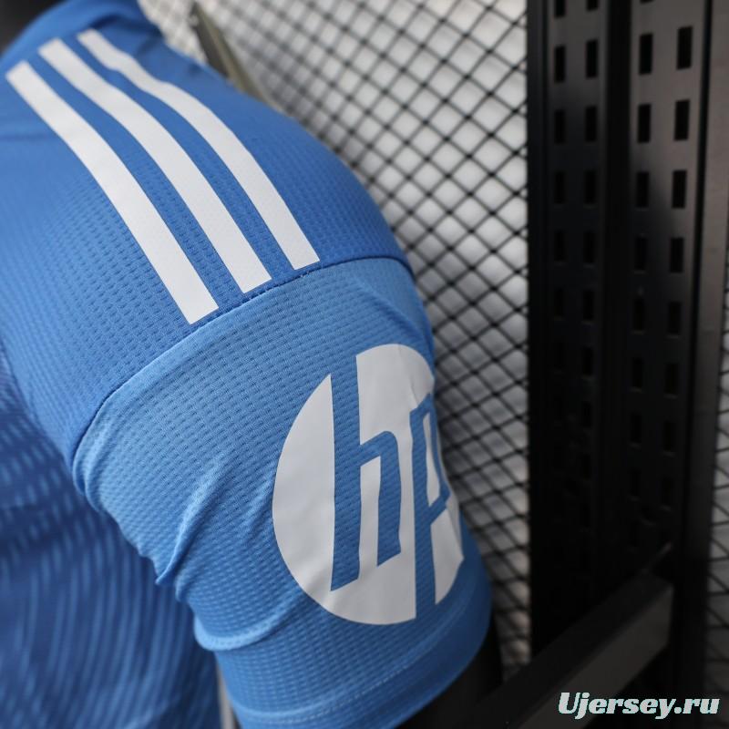 Player Version 25/26 Real Madrid Blue Goalkeeper Jersey