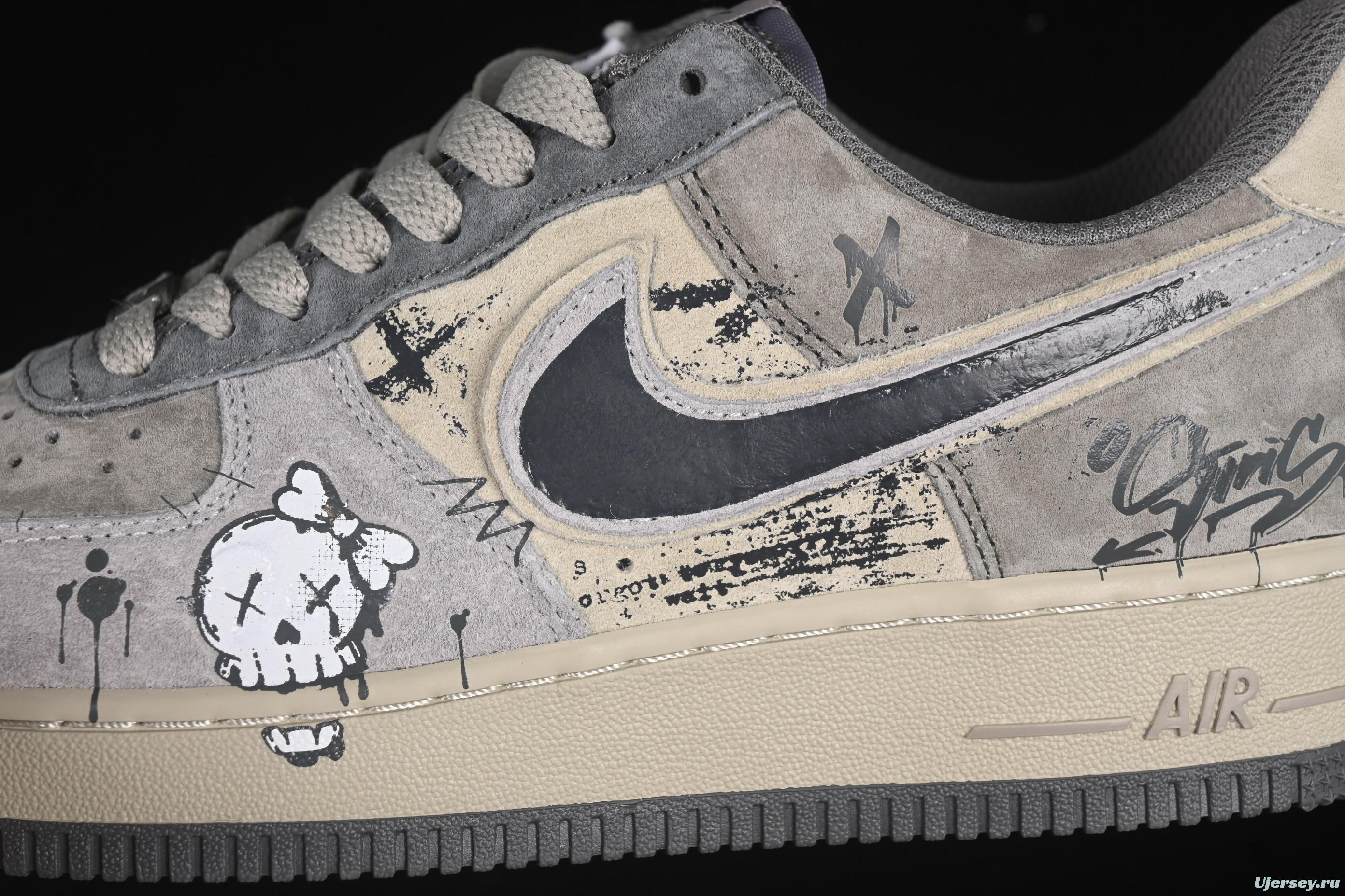 Nike Air Force 1'07 Low Dark Skull Casual Sneakers - YD2425-660
