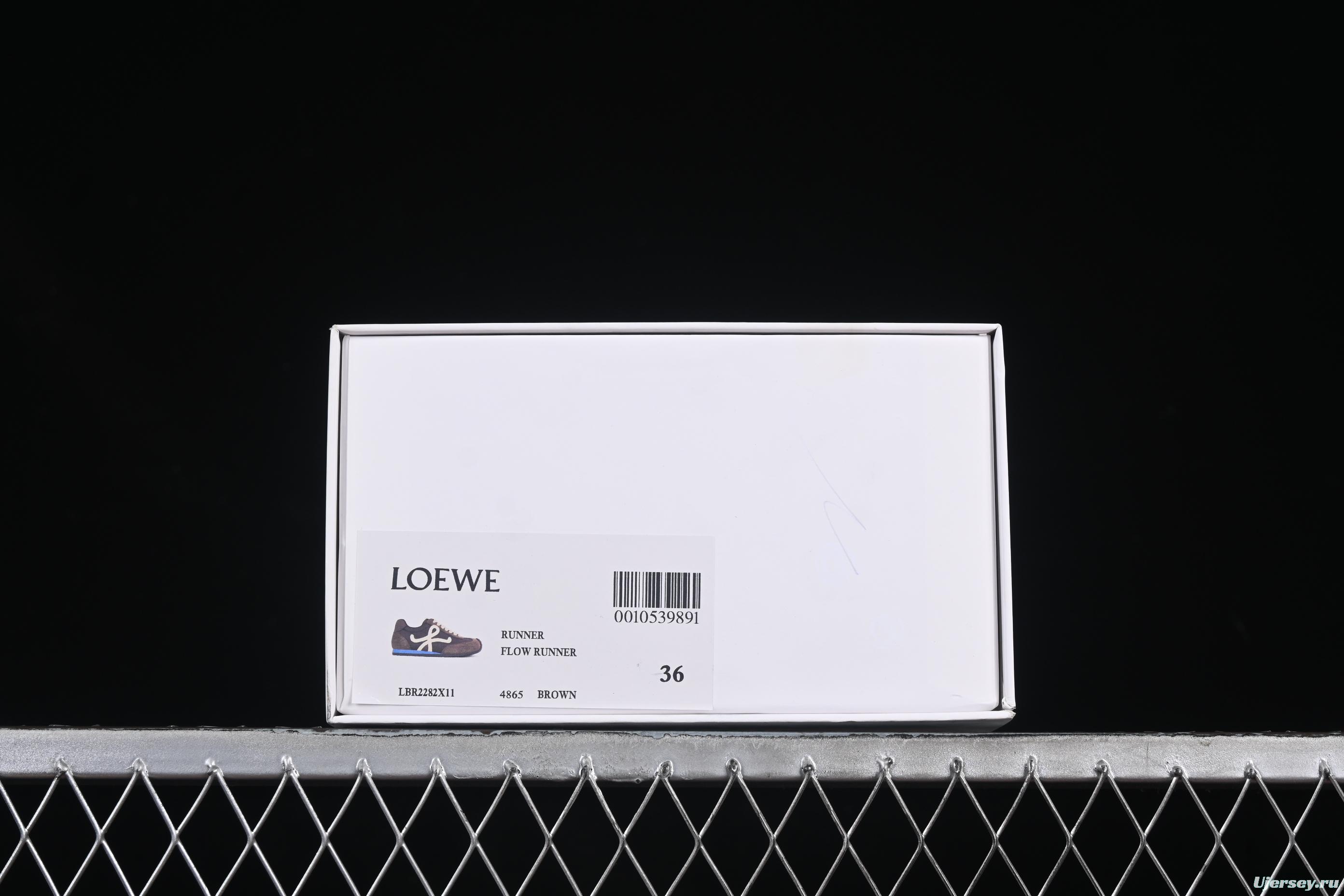 Loewe Ballet Runner 2.0 Sneakers Retro Style Casual Training Shoes - BROWN