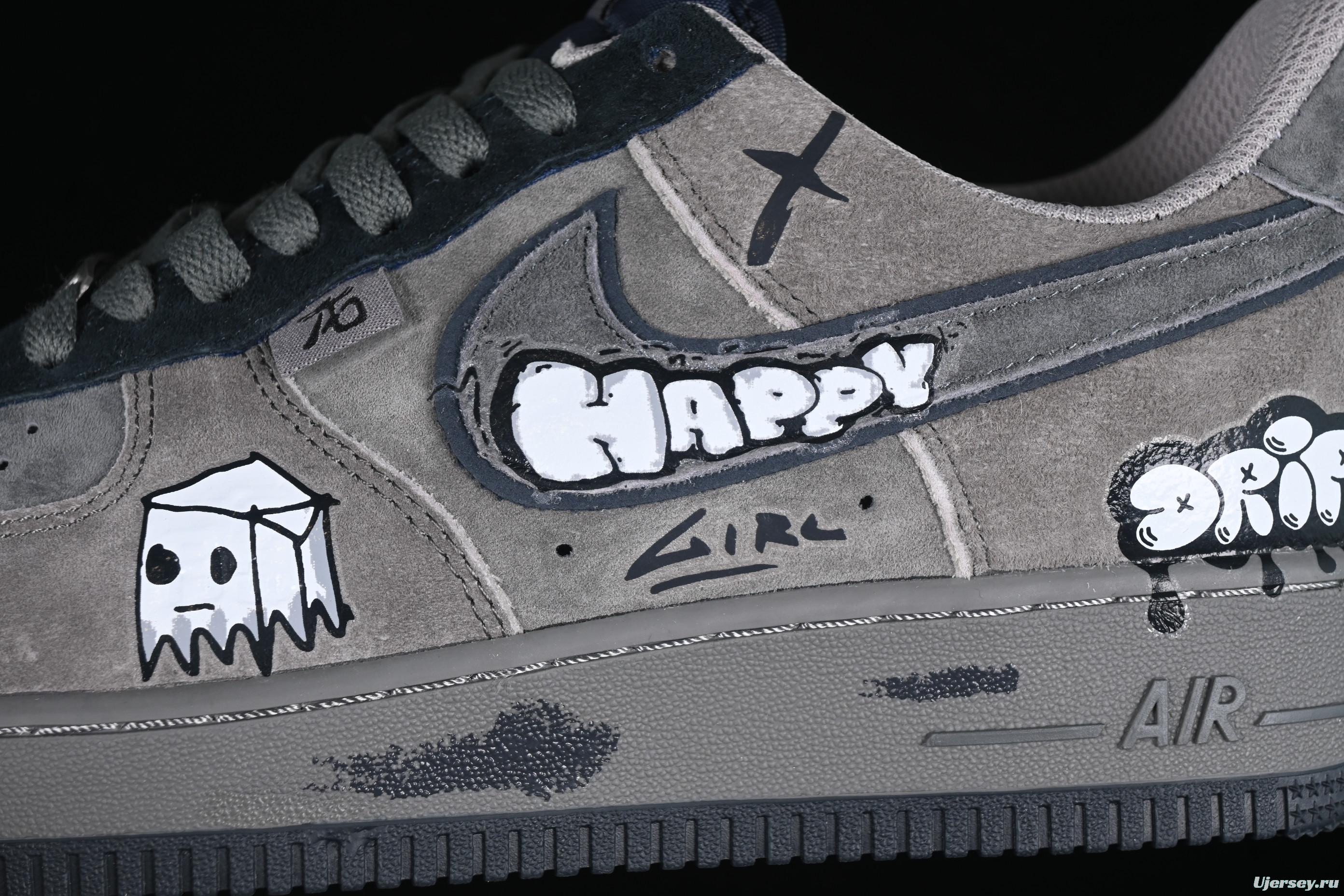 Nike Air Force 1'07 Low "Box Ghost" Comic Series Casual Sneakers - CD1221-806