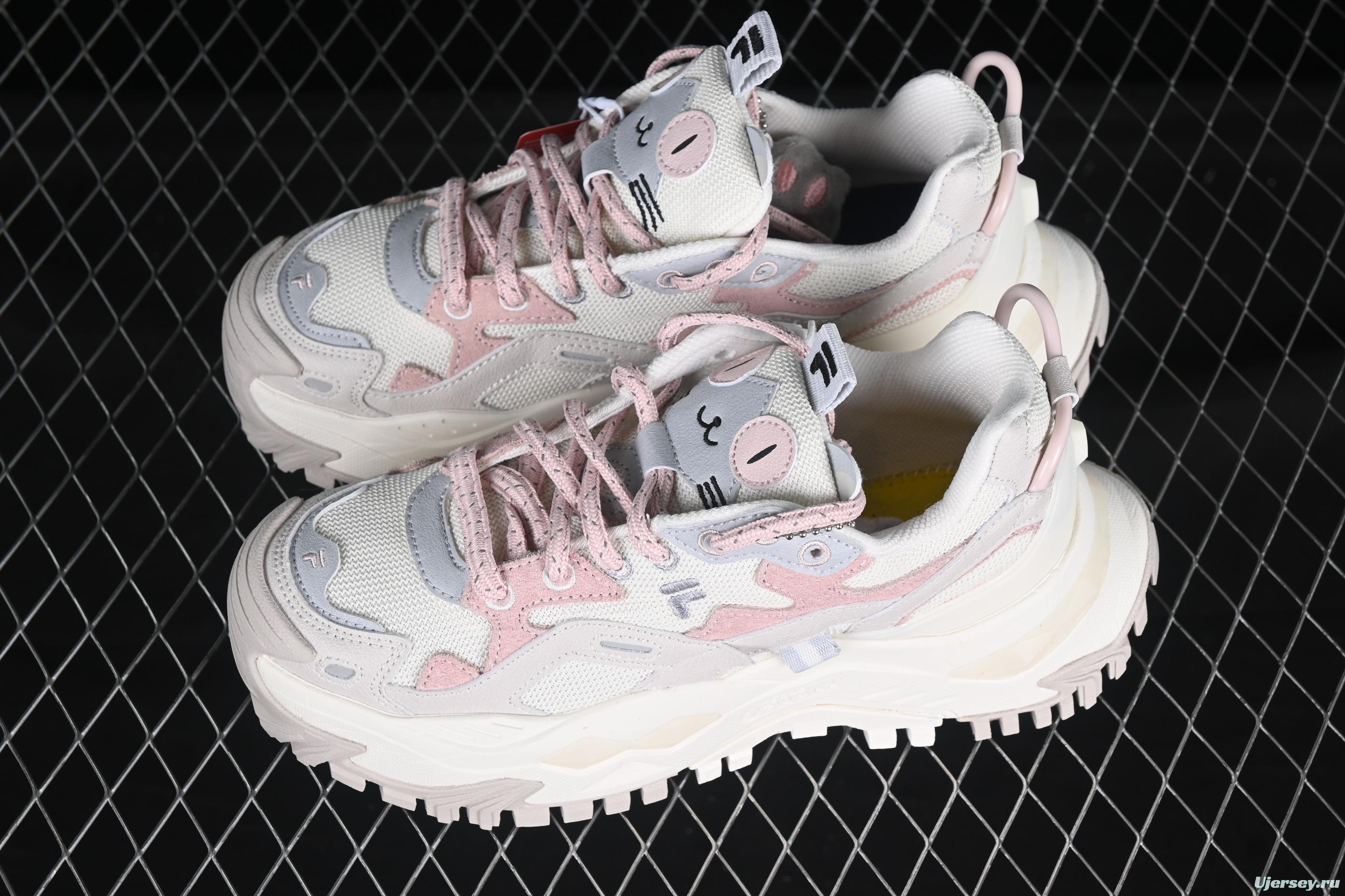 Fila Fusion Thick-Sole Hard Candy Casual Dad Shoes - T12W521006FGC