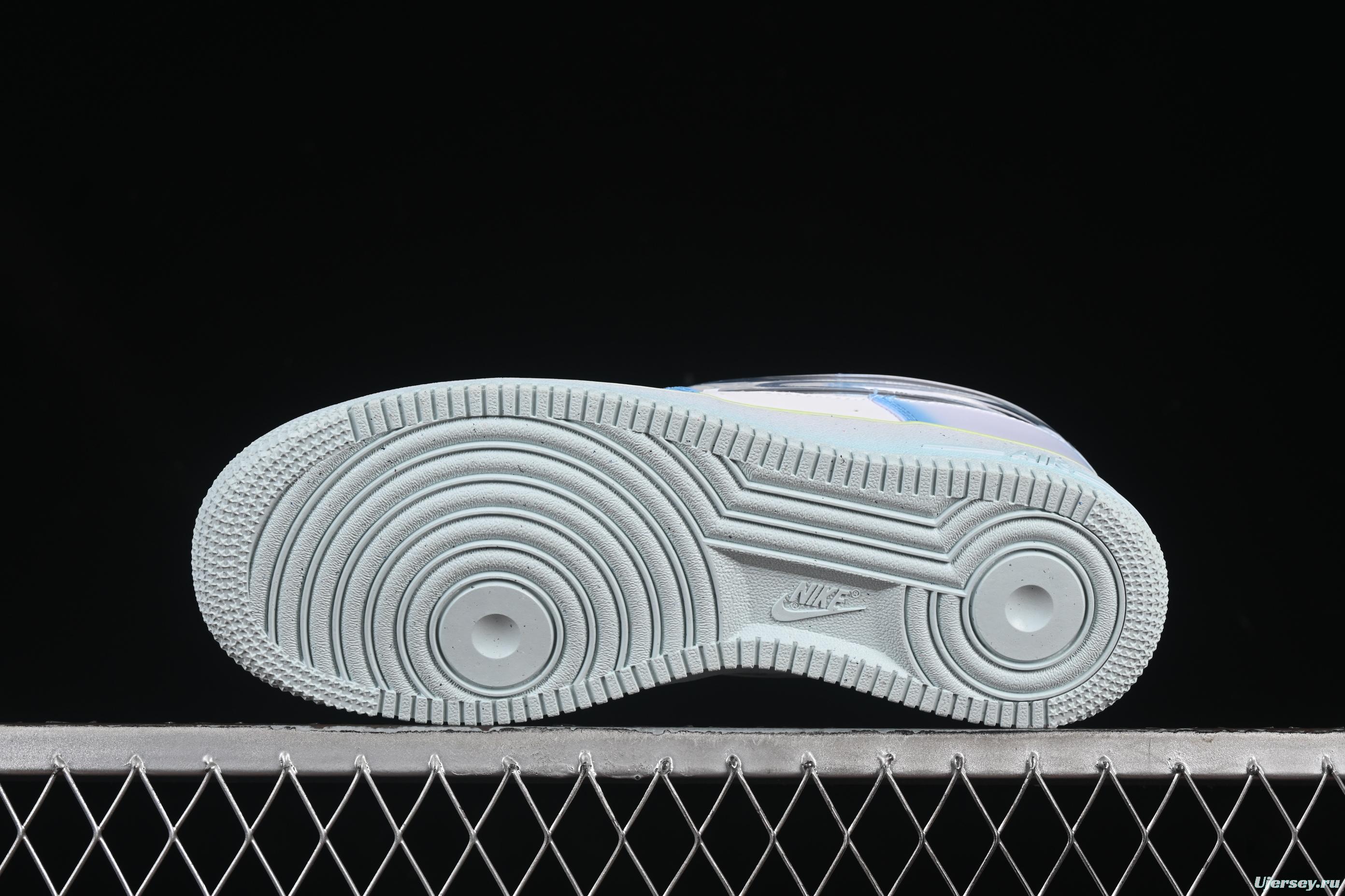 Nike Air Force 1'07 Low Jelly Blue Casual Sneakers - HJ4399-400