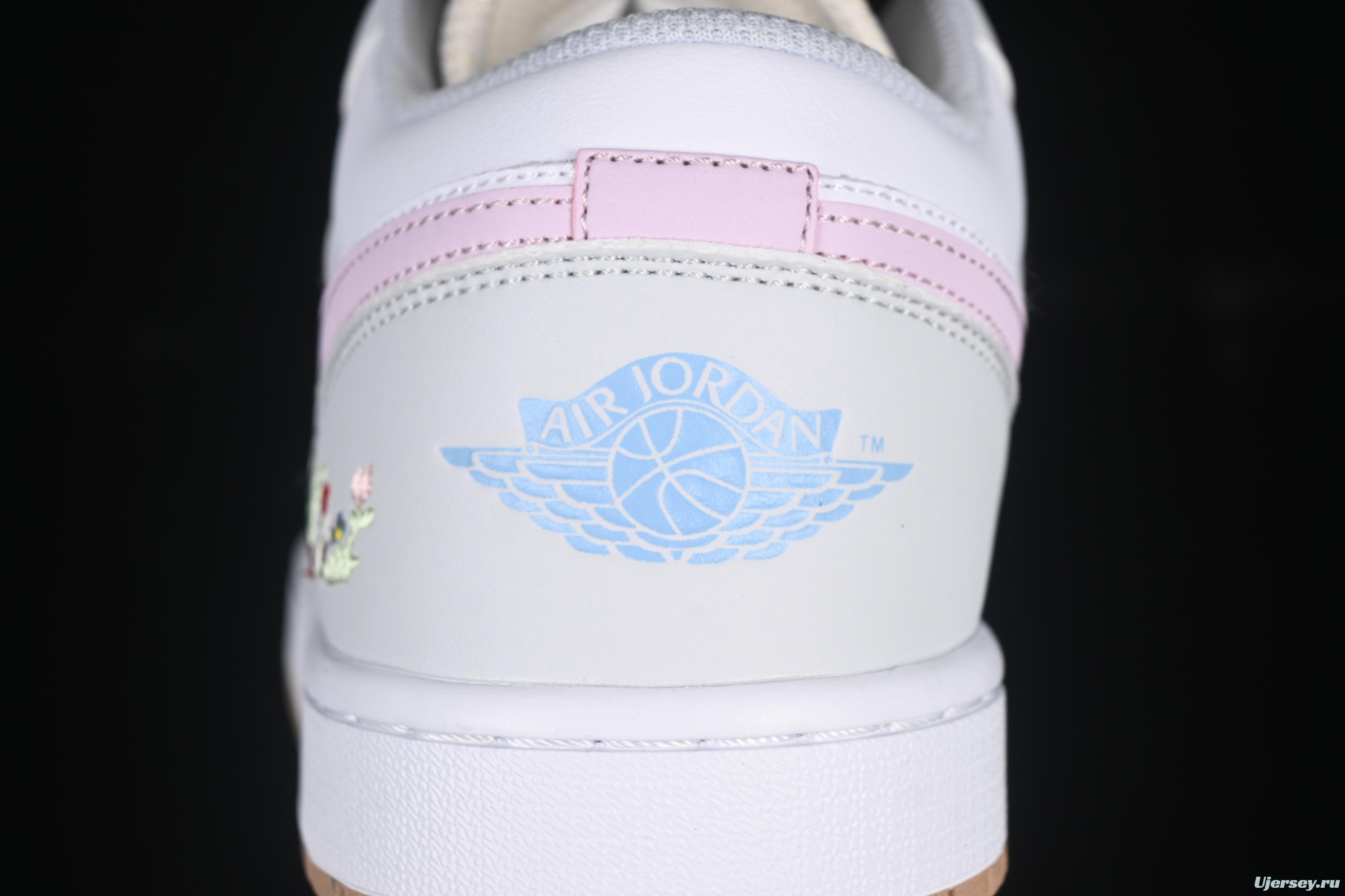 Nike Air Jordan 1 Low AJ1 Plant Embroidery Casual Sneakers - IB8861-151