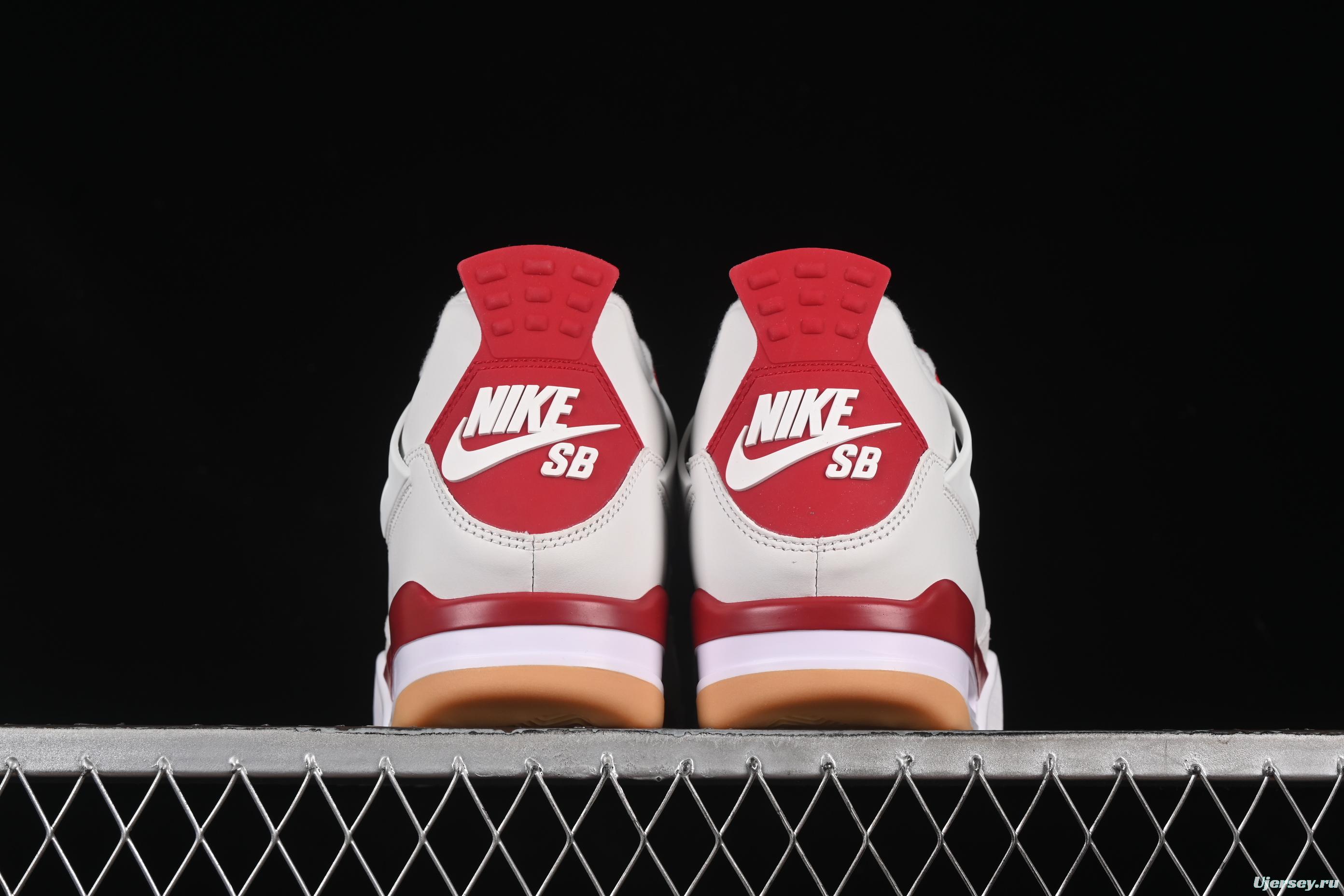 Nike SB x Air Jordan 4 OG "Varsity Red" Retro Basketball Shoes - DR5415-106