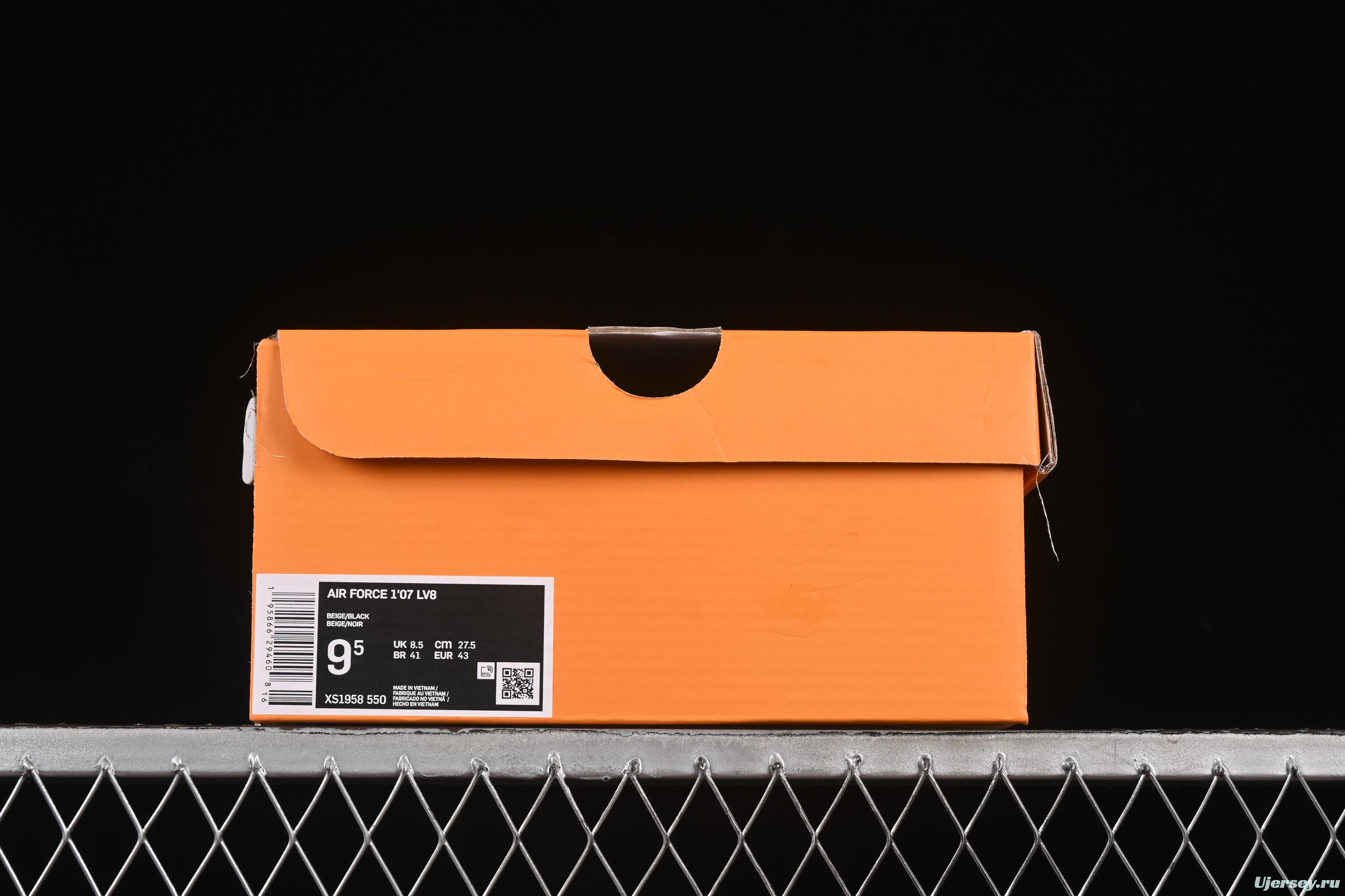 Nike Air Force 1 '07 Low LV Collaboration Denim Black Casual Sneakers - XS1958-550