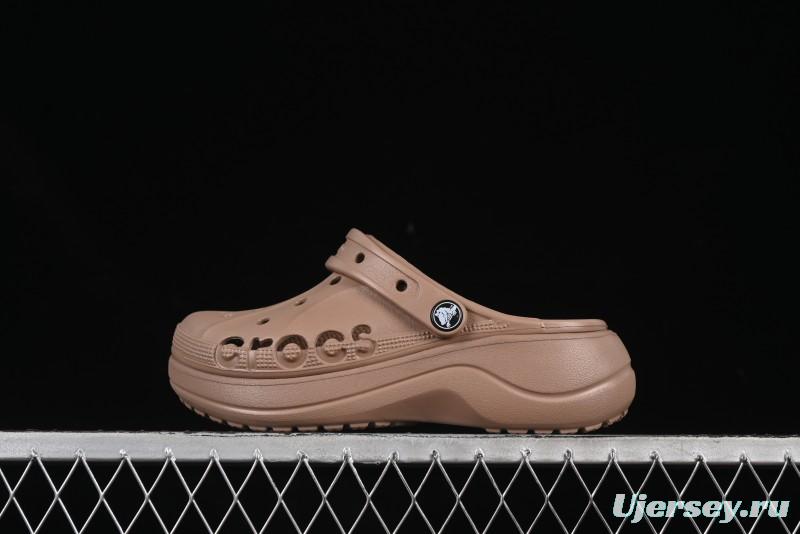 Crocs Baya Platform Classic Summer Two-Way Sandals Clogs - B.D4