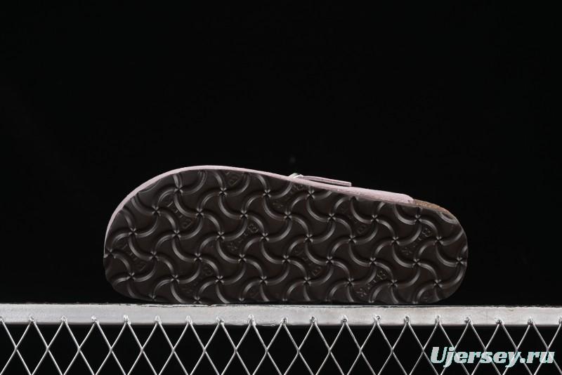 Birkenstock Arizona Soft Footbed Sandals with Suede Leather and Lambswool Lining - G.D4