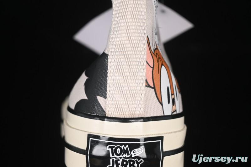Converse Chuck Taylor All Star 1970s High Top Tom and Jerry Themed Casual Sneakers - A15111C
